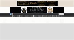 Desktop Screenshot of cougarchronicle.org